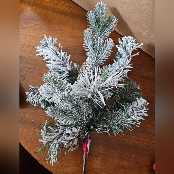 Ashland Snowy Spruce Pinecone Branch - Picture 5 of 5